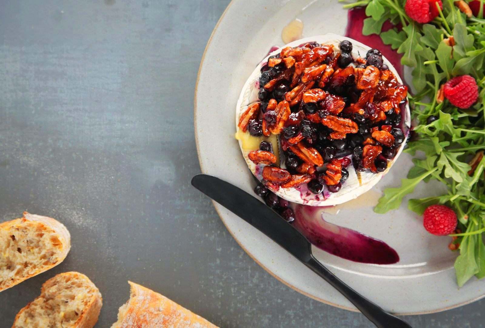 Maple Pecan Baked Brie using Barrel Aged Wabanaki Maple Syrup