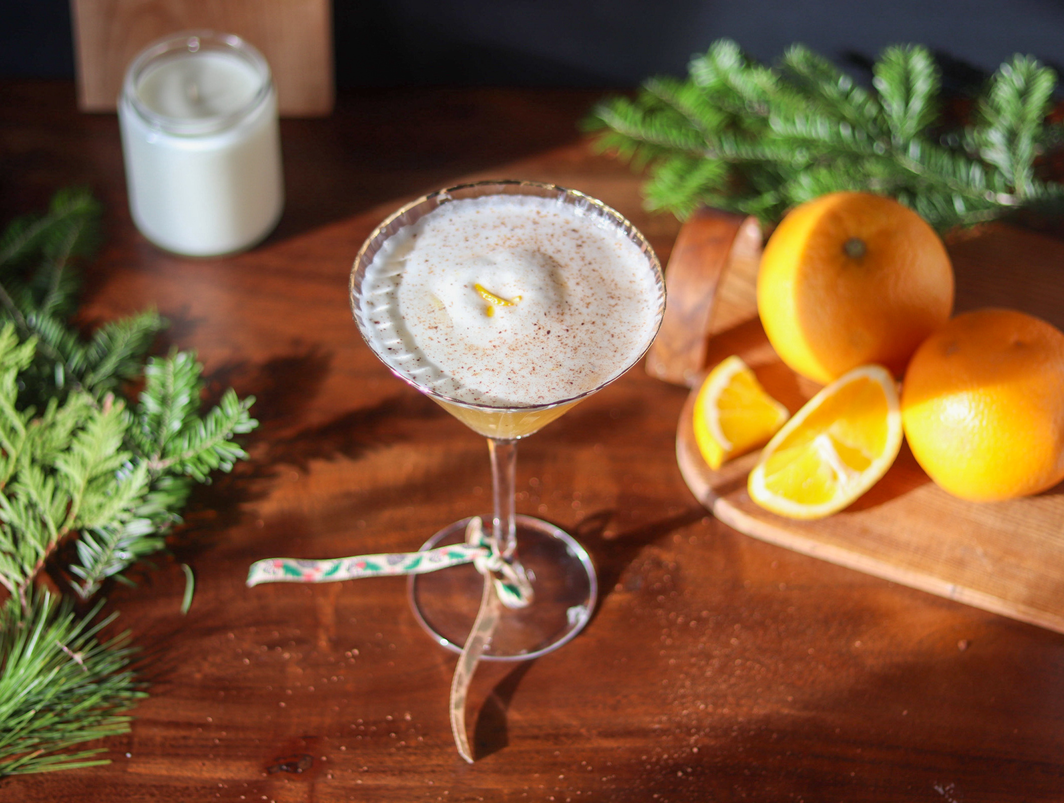 Wabanaki Maple Barrel Aged Bourbon Maple Syrup with this Holiday Cocktail