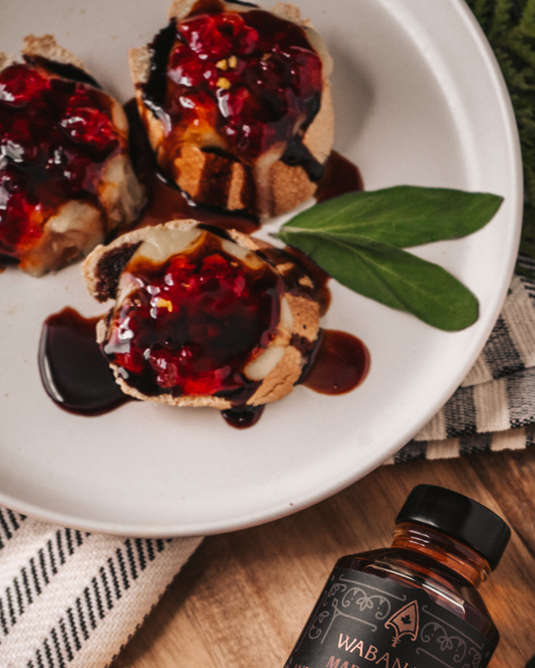 Maple Balsamic Brie - Indigenous Maple Syrup