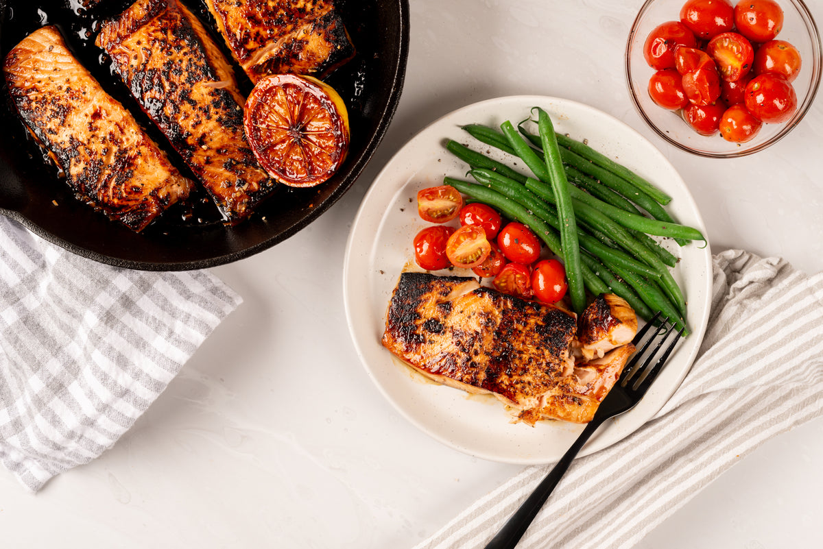 Marinated Candied Salmon using Wabanaki Maple Syrup