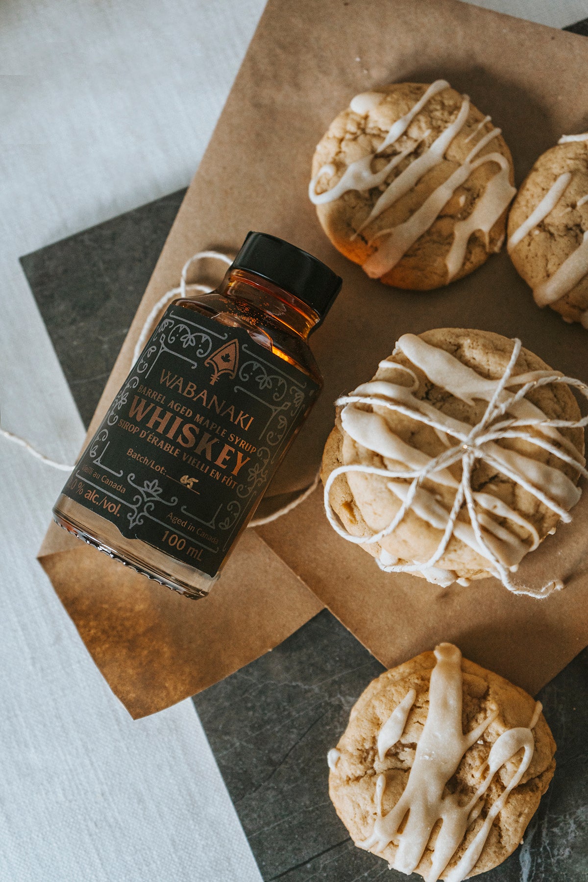Wabanaki Maple Syrup with Maple Brown sugar cookie